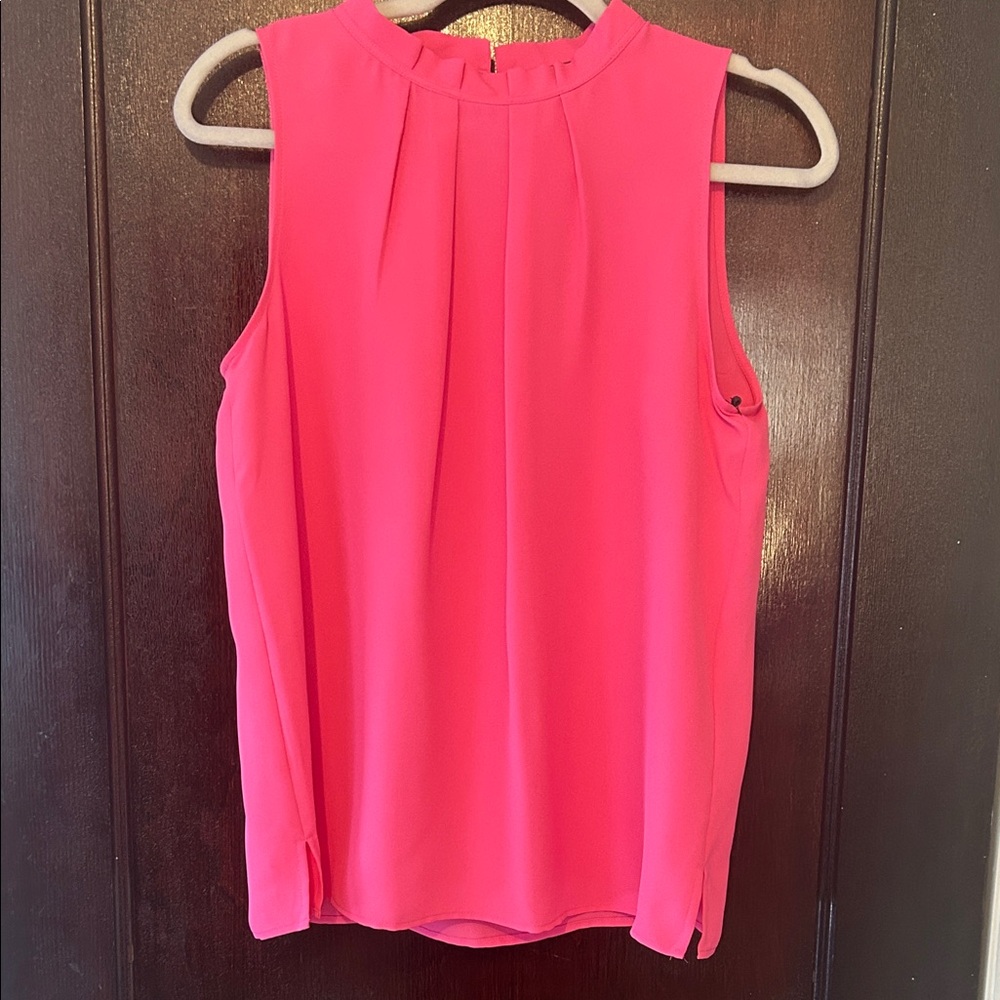 Vince Camuto Vibrant Pink Sleeveless Blouse NWT size small